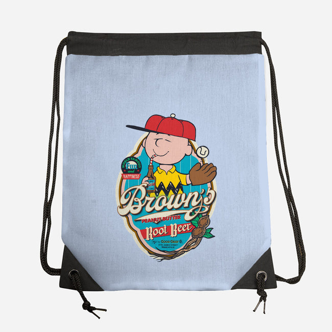 Brown's Root Beer-None-Drawstring-Bag-Arinesart