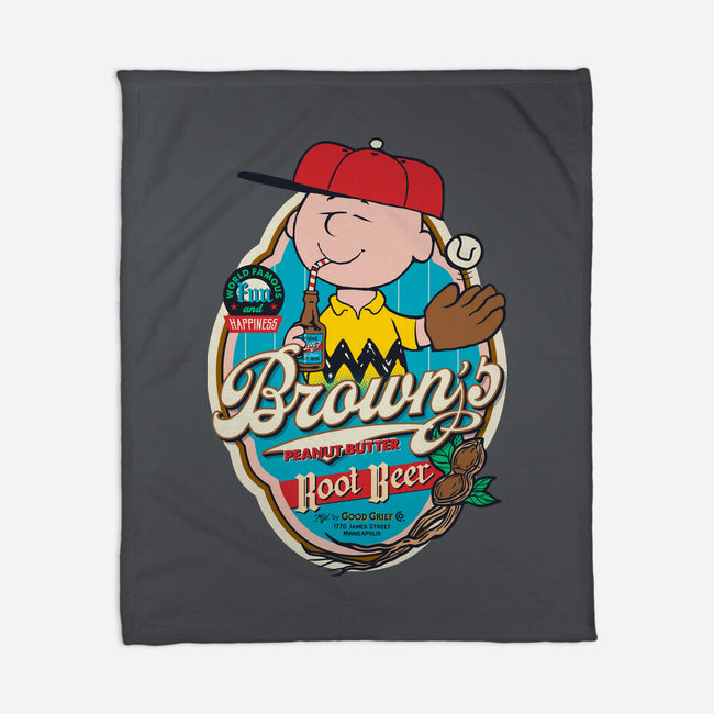 Brown's Root Beer-None-Fleece-Blanket-Arinesart