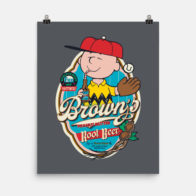 Brown's Root Beer-None-Matte-Poster-Arinesart