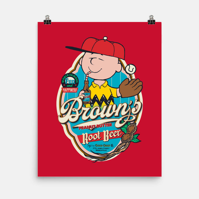 Brown's Root Beer-None-Matte-Poster-Arinesart