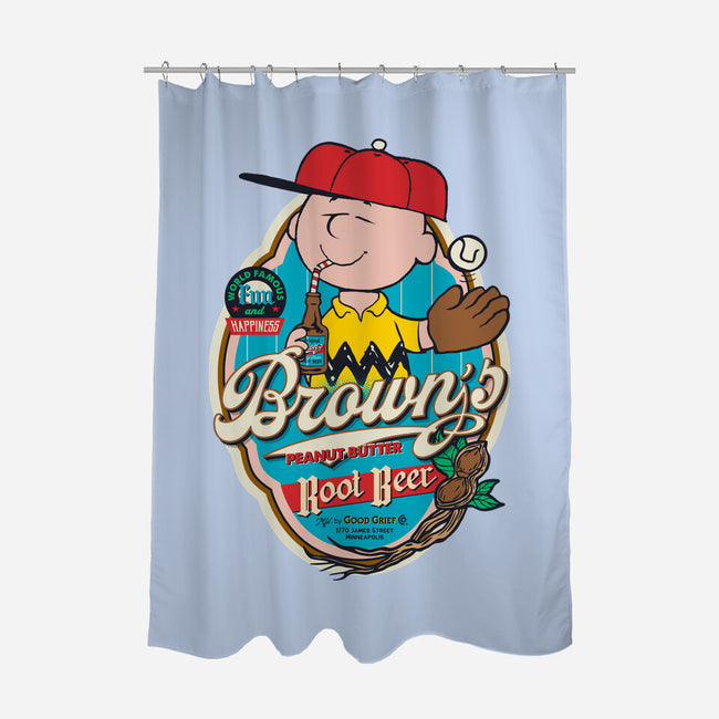 Brown's Root Beer-None-Polyester-Shower Curtain-Arinesart