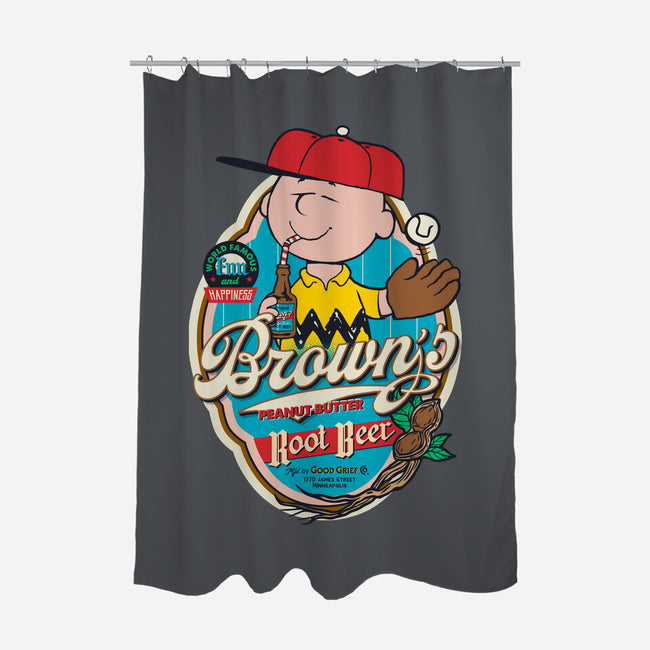 Brown's Root Beer-None-Polyester-Shower Curtain-Arinesart