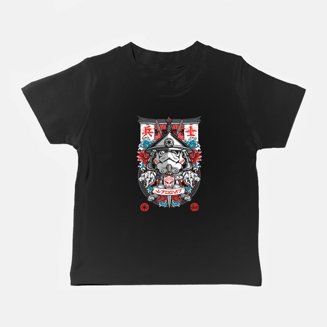 Trooper Samurai-Baby-Basic-Tee-Arinesart