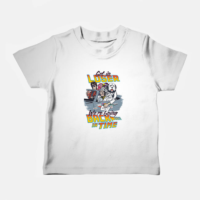 We're Going Back In Time-Baby-Basic-Tee-Arinesart