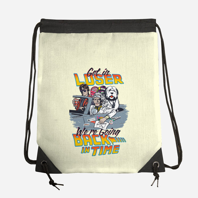 We're Going Back In Time-None-Drawstring-Bag-Arinesart