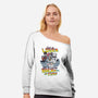 We're Going Back In Time-Womens-Off Shoulder-Sweatshirt-Arinesart