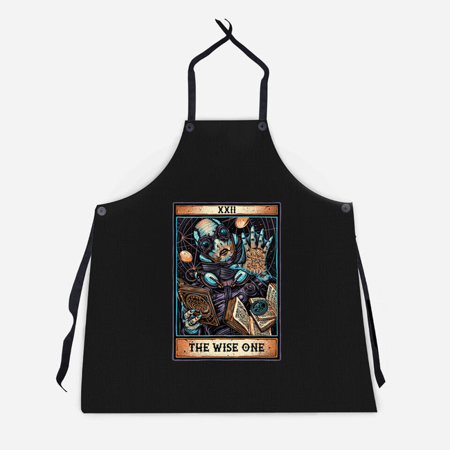 The Wise One-Unisex-Kitchen-Apron-glitchygorilla