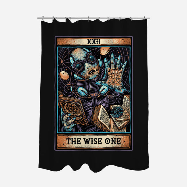 The Wise One-None-Polyester-Shower Curtain-glitchygorilla