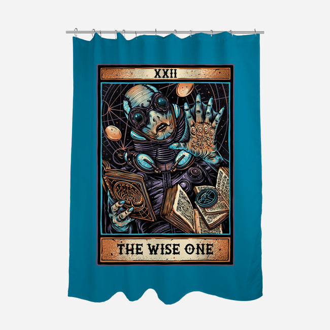 The Wise One-None-Polyester-Shower Curtain-glitchygorilla