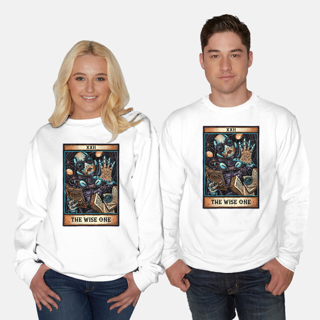 The Wise One-Unisex-Crew Neck-Sweatshirt-glitchygorilla