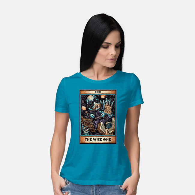 The Wise One-Womens-Basic-Tee-glitchygorilla