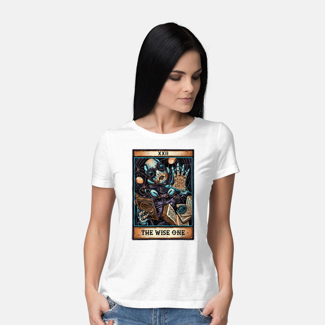 The Wise One-Womens-Basic-Tee-glitchygorilla