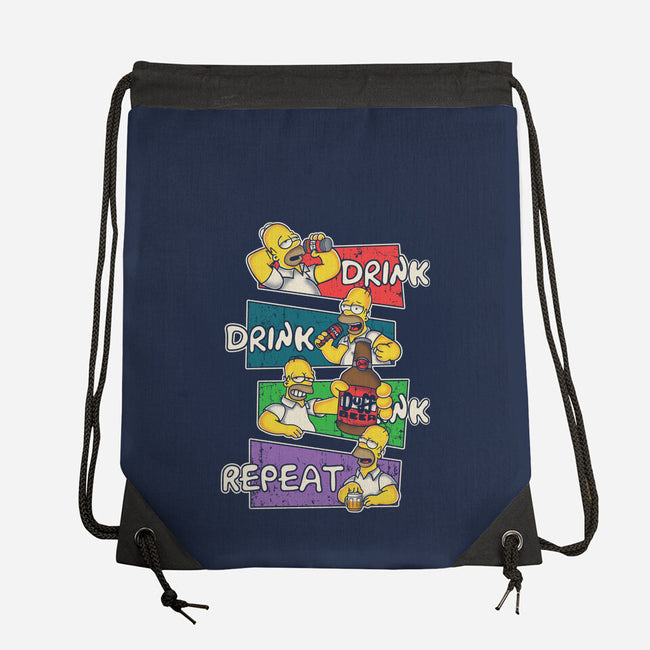 Drink And Repeat-None-Drawstring-Bag-turborat14