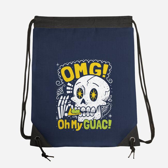 Oh My Guac-None-Drawstring-Bag-Aarons Art Room