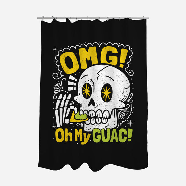 Oh My Guac-None-Polyester-Shower Curtain-Aarons Art Room