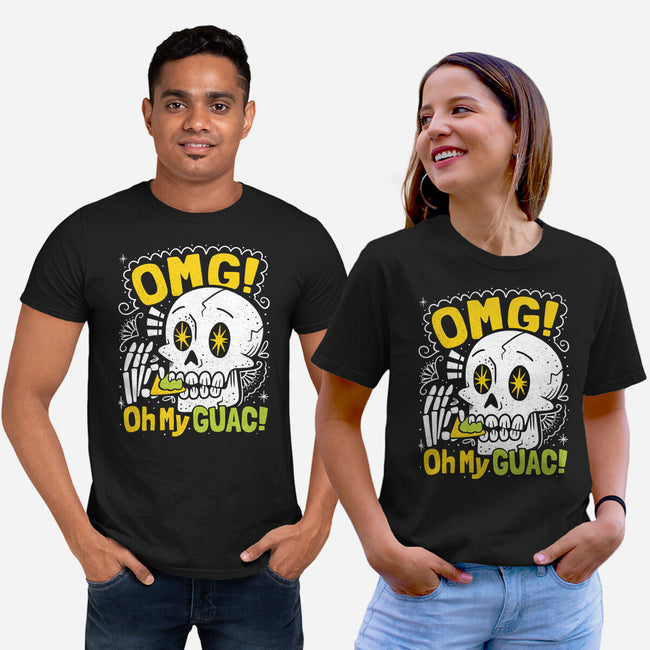 Oh My Guac-Unisex-Basic-Tee-Aarons Art Room