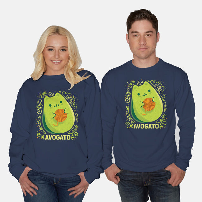 Avogato-Unisex-Crew Neck-Sweatshirt-Aarons Art Room