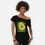 Avogato-Womens-Off Shoulder-Tee-Aarons Art Room