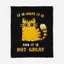 It Is Not Great-None-Fleece-Blanket-kg07