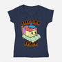 Election Fever-Womens-V-Neck-Tee-Boggs Nicolas