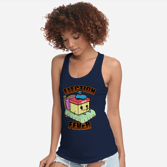 Election Fever-Womens-Racerback-Tank-Boggs Nicolas