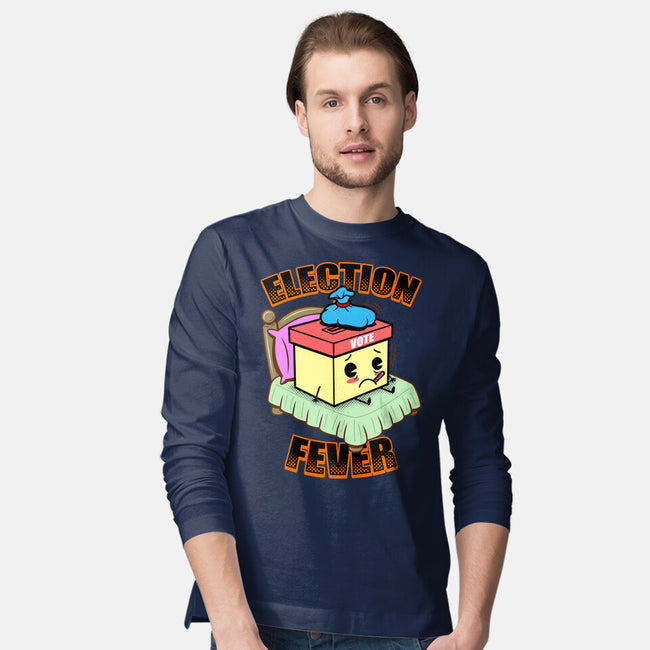 Election Fever-Mens-Long Sleeved-Tee-Boggs Nicolas