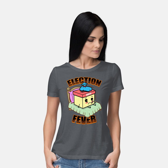 Election Fever-Womens-Basic-Tee-Boggs Nicolas