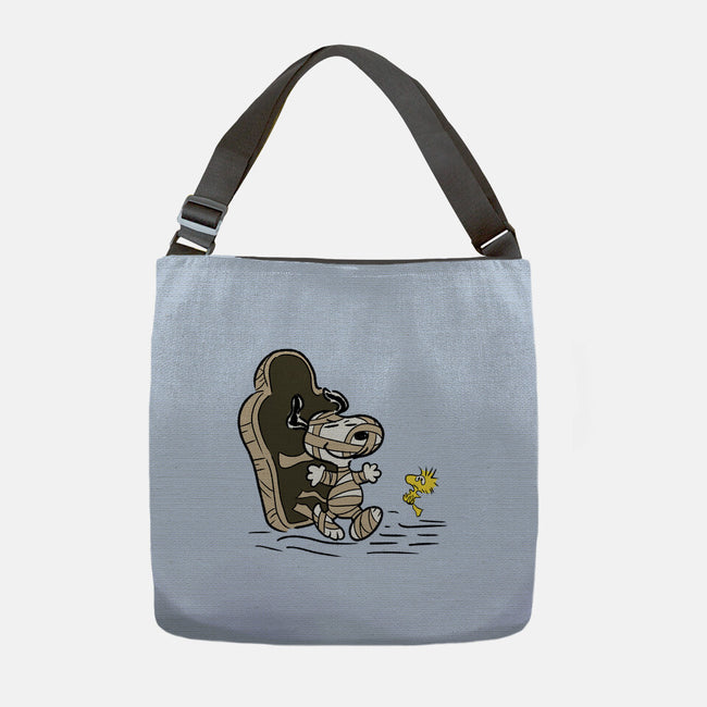 Mummy Dog-None-Adjustable Tote-Bag-nickzzarto