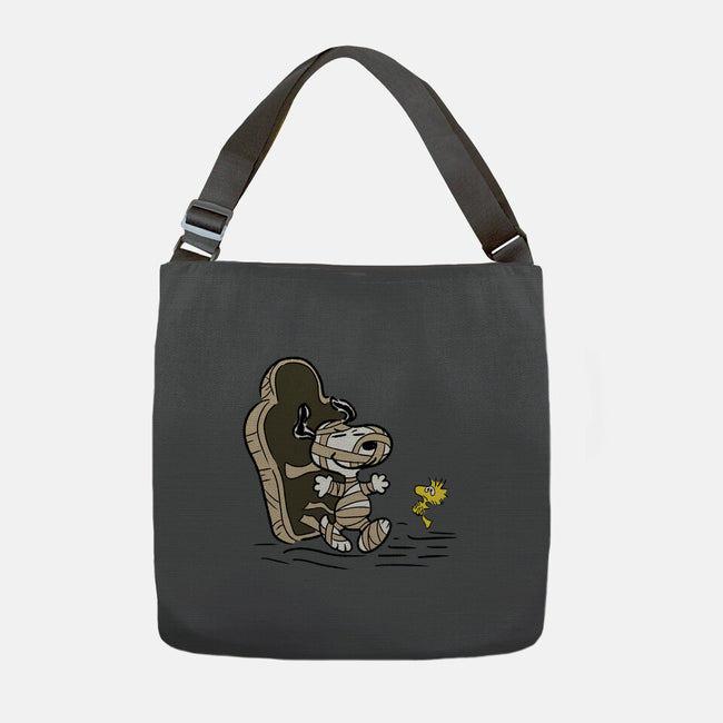 Mummy Dog-None-Adjustable Tote-Bag-nickzzarto