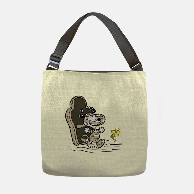 Mummy Dog-None-Adjustable Tote-Bag-nickzzarto