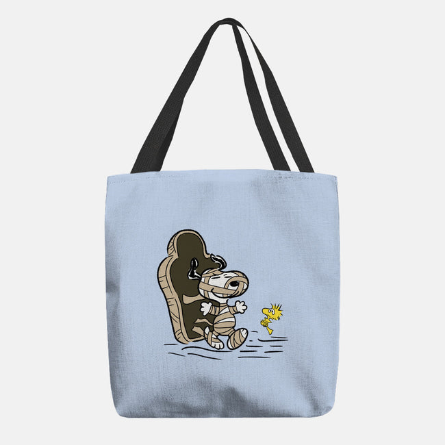 Mummy Dog-None-Basic Tote-Bag-nickzzarto