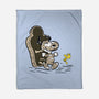 Mummy Dog-None-Fleece-Blanket-nickzzarto