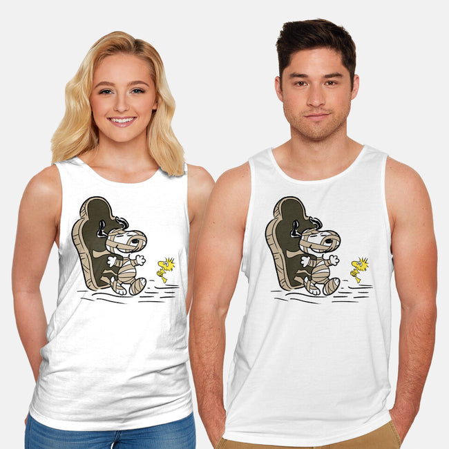 Mummy Dog-Unisex-Basic-Tank-nickzzarto