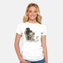 Mummy Dog-Womens-Fitted-Tee-nickzzarto