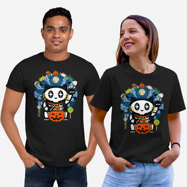 Halloween Doodle-Unisex-Basic-Tee-krisren28