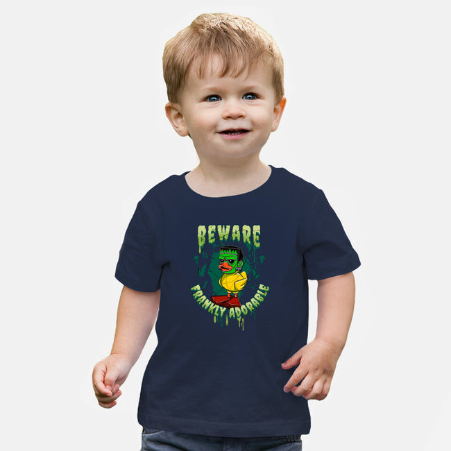 Frankly Adorable-Baby-Basic-Tee-For Duck Sake