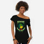 Frankly Adorable-Womens-Off Shoulder-Tee-For Duck Sake