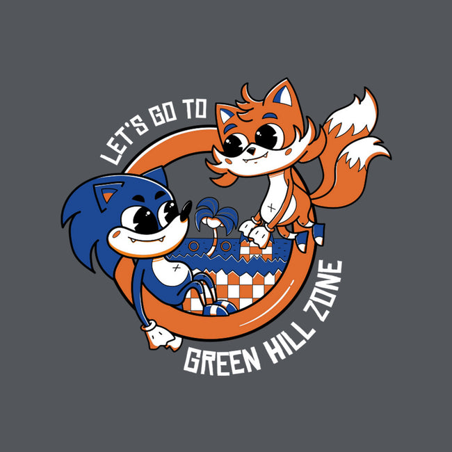 Green Hill Zone Heroes-Womens-Fitted-Tee-Ca Mask