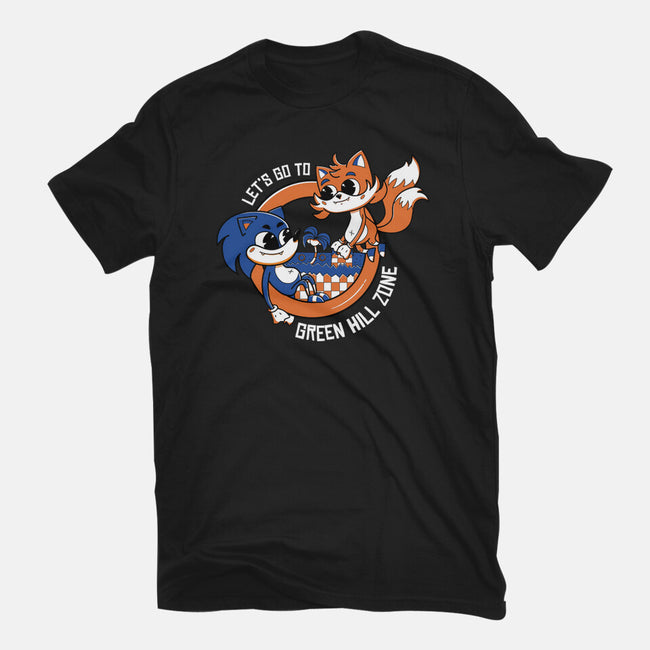 Green Hill Zone Heroes-Youth-Basic-Tee-Ca Mask