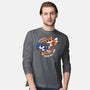 Green Hill Zone Heroes-Mens-Long Sleeved-Tee-Ca Mask