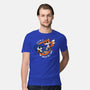 Green Hill Zone Heroes-Mens-Premium-Tee-Ca Mask