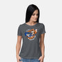 Green Hill Zone Heroes-Womens-Basic-Tee-Ca Mask