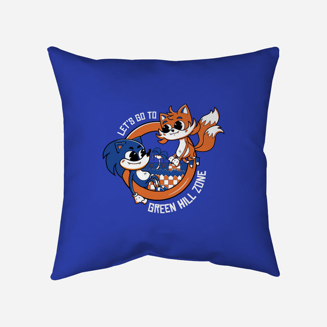 Green Hill Zone Heroes-None-Removable Cover w Insert-Throw Pillow-Ca Mask