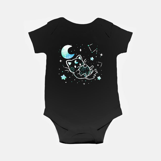 Cat In The Stars-Baby-Basic-Onesie-TechraNova