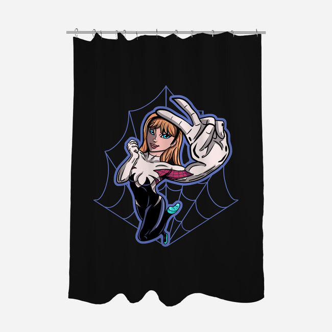 Ghost Or Spider-None-Polyester-Shower Curtain-nickzzarto