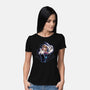 Ghost Or Spider-Womens-Basic-Tee-nickzzarto