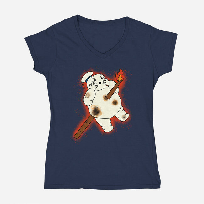 Outpuft-Womens-V-Neck-Tee-Mattania