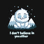 Yeti Doesn't Believe In You-Unisex-Basic-Tank-Geeky Girlky