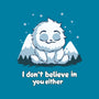 Yeti Doesn't Believe In You-Womens-Fitted-Tee-Geeky Girlky