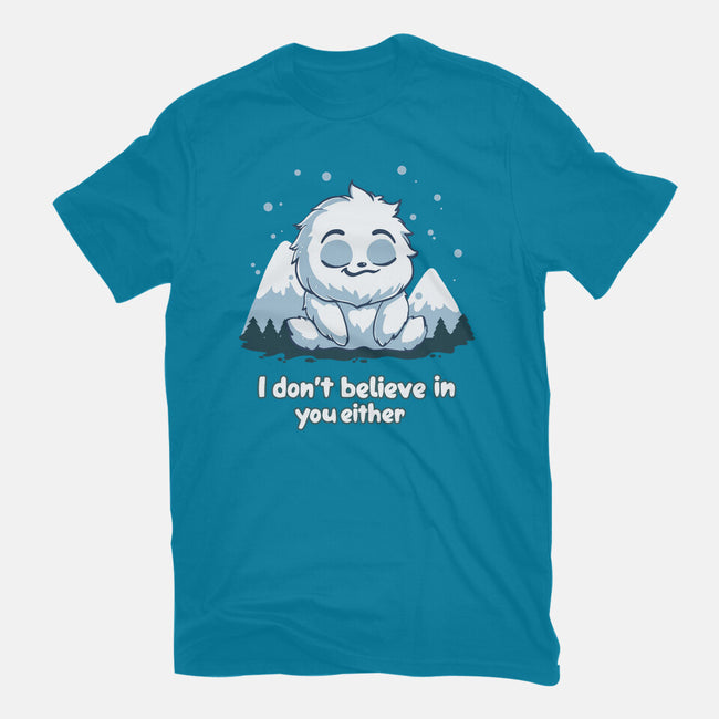 Yeti Doesn't Believe In You-Mens-Premium-Tee-Geeky Girlky